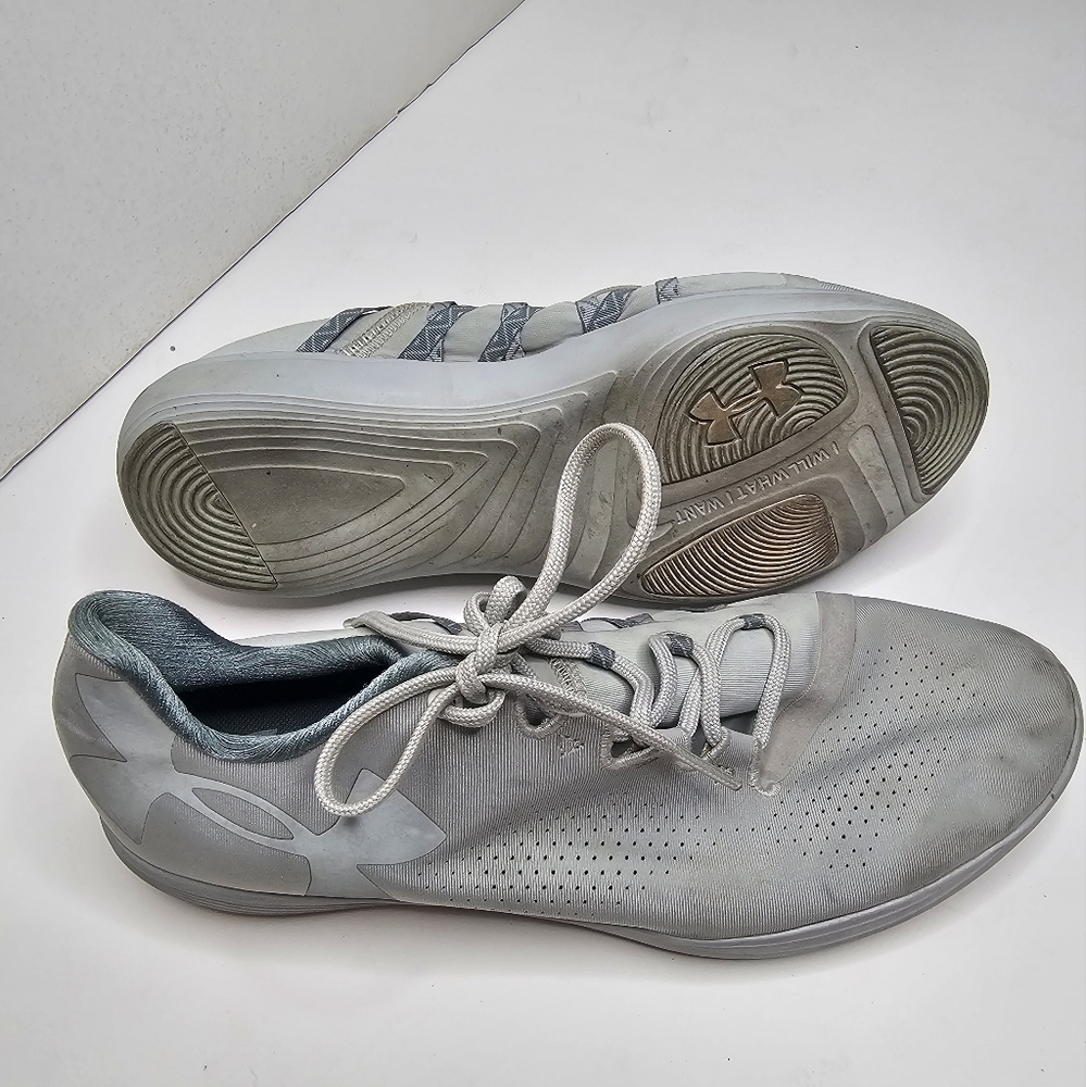 Under Armour Women's Shoes Size 8 Gray Lightweight Running Shoe - Picture 9 of 11